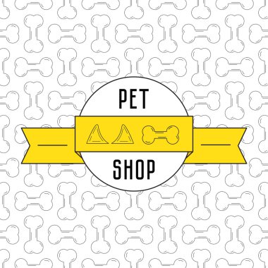 Evde beslenen hayvan dükkan için kavram