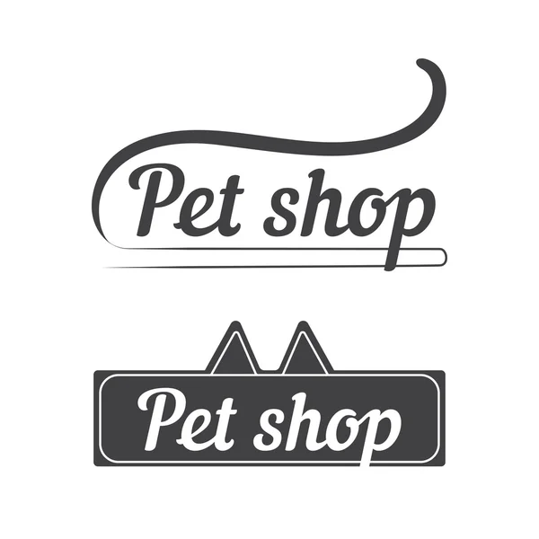 Concept for pet shop — Stock Vector