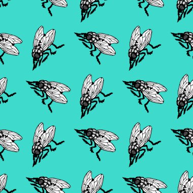 Böceklerle kusursuz desen