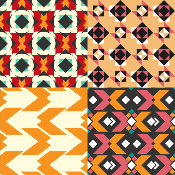 Geometric pattern set — Stock Vector