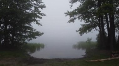 Şehrin dışında sisli bir sabah.