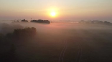 Şehir manzarasının dışında güzel bir yaz sabahı