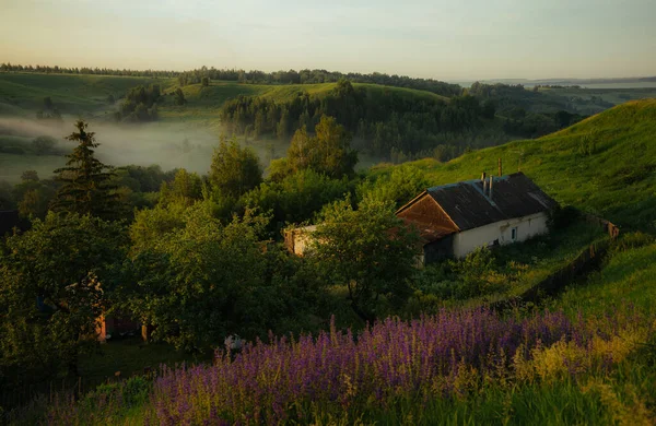 Şehrin dışında harika bir sonbahar sabahı
