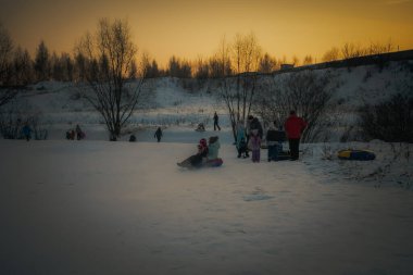 Şehir üzerinde harika bir gün.