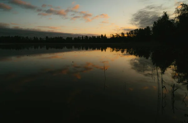 Belle Matinée Été Dehors Ville Vue Dessus — Photo