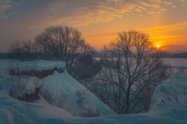 Wonderful Winter Morning City — Stock Photo, Image