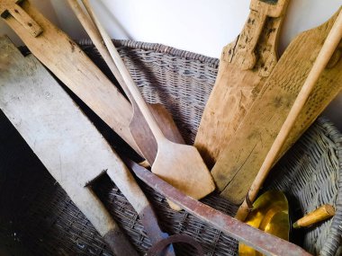 Geçen yüzyılın ev eşyaları.