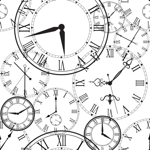 Reloj retro con esfera romana — Archivo Imágenes Vectoriales