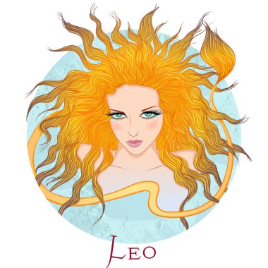 Leo 'nun güzel bir kız olduğuna dair astrolojik bir işaret.