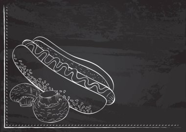 Hot Dog hala hayat tebeşiri