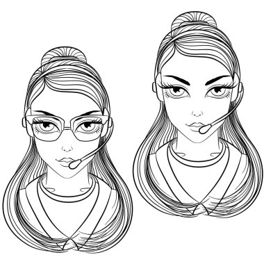 Kadın operatör çizgisi