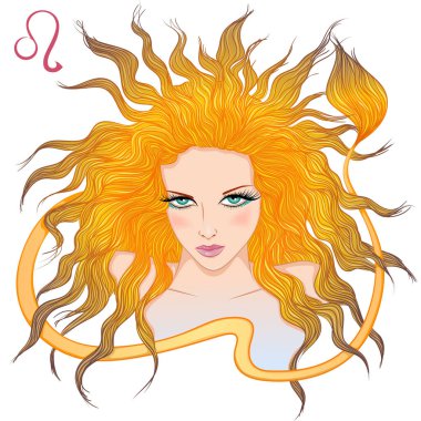 Leo 'nun güzel bir kız olduğuna dair astrolojik bir işaret.