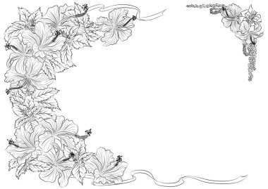 Çiçek çerçeve hattı