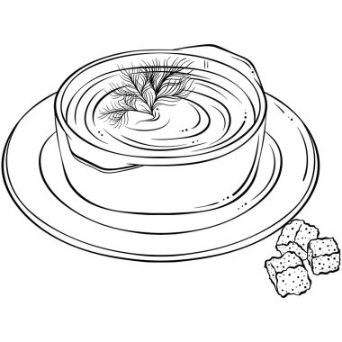 Bir kase ekmek arası çorba.