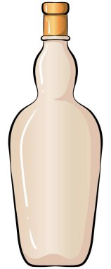 İçki şişeli vektör illüstrasyonu