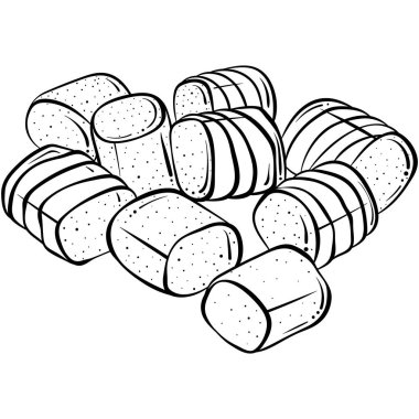 Şekerlemeler sanat eseri.