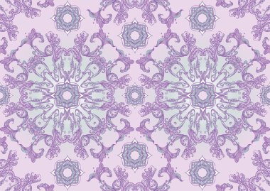 Pastel mor çiçek süsleme ile arka plan