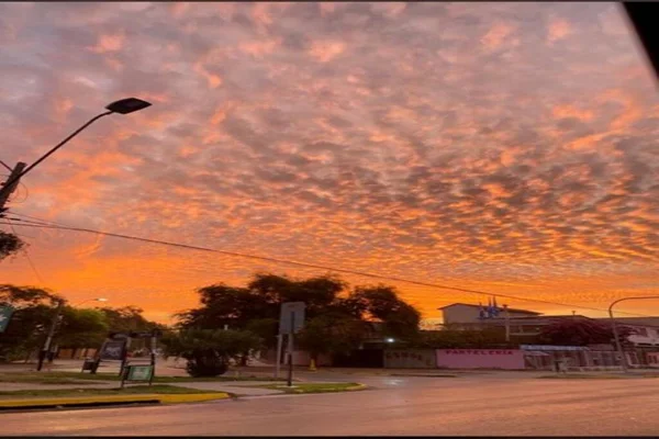 Sunset Cloudy Sky City — Stock Photo, Image