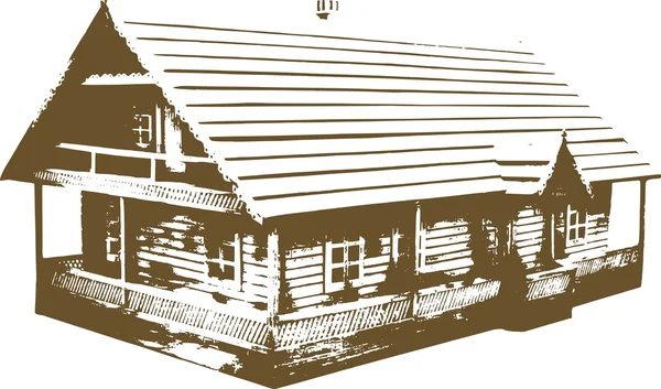 Vecto vieille maison — Image vectorielle