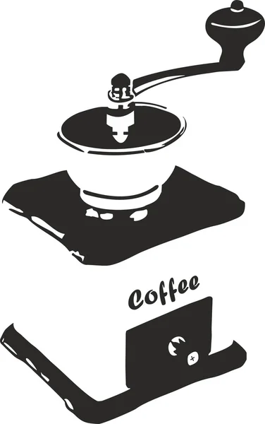 Kahve değirmeni çizimi