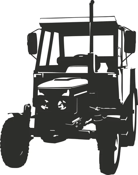 resimde bir traktörün