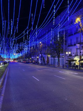 Madrid Şehri Kış Işıkları