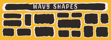 Pembe çizgileri olan koyu siyah dikdörtgenler. Eğlenceli grafik projeleri ve yazdırma düzeni için harika.