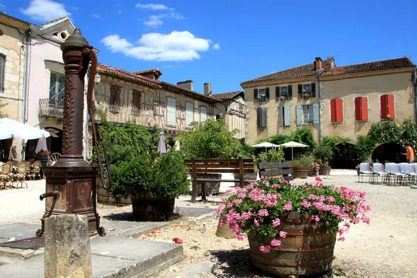 Bastide Armagnac Landes — Foto de Stock