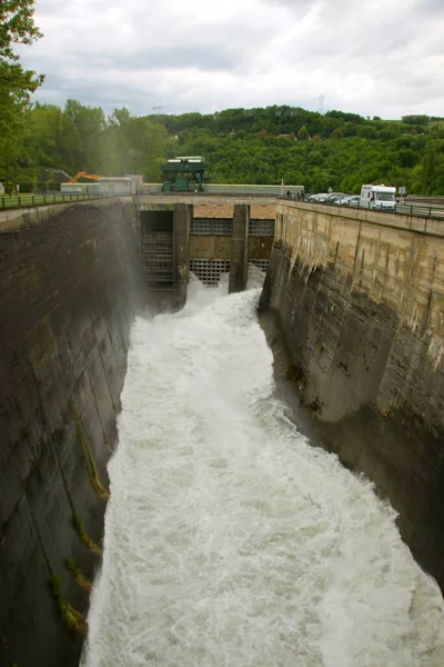 Barrage Gnissiat Dans Ain Francia — Foto Stock