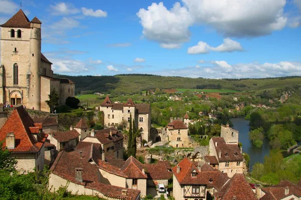 Pretty Village Saint Cirq Lapopie France — Stock Photo, Image