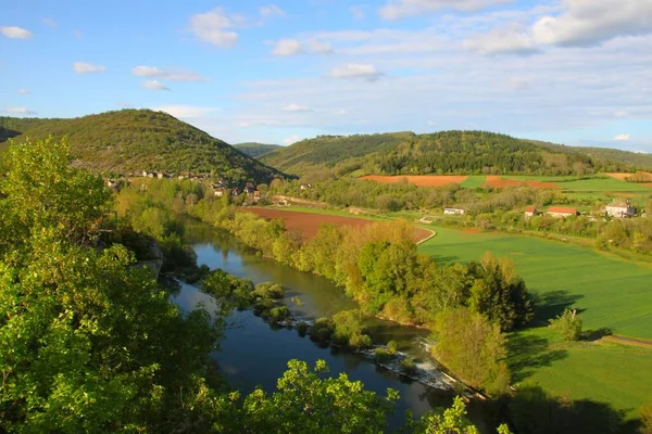 Lot Nehri Fransa Nın Güneyinde — Stok fotoğraf