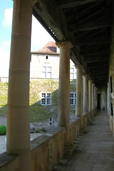 Castelo Cenevieres Sul França — Fotografia de Stock