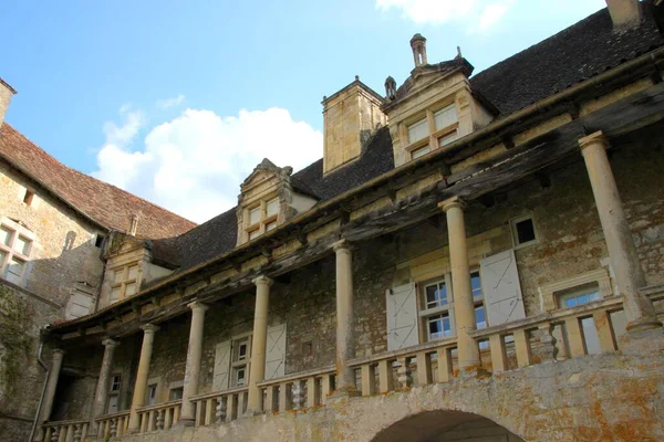 Slottet Cenevieres Södra Frankrike — Stockfoto