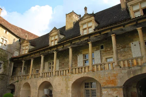 Castelo Cenevieres Sul França — Fotografia de Stock