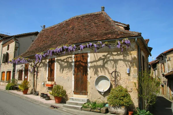 Village Capdenac Haut Frankrike — Stockfoto