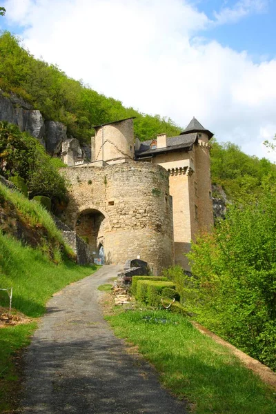 Pretty Village Larroque Toirac France — Stock Photo, Image