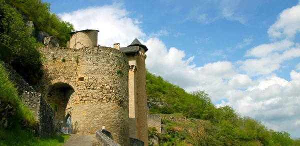 Pretty Village Larroque Toirac France — Stock Photo, Image