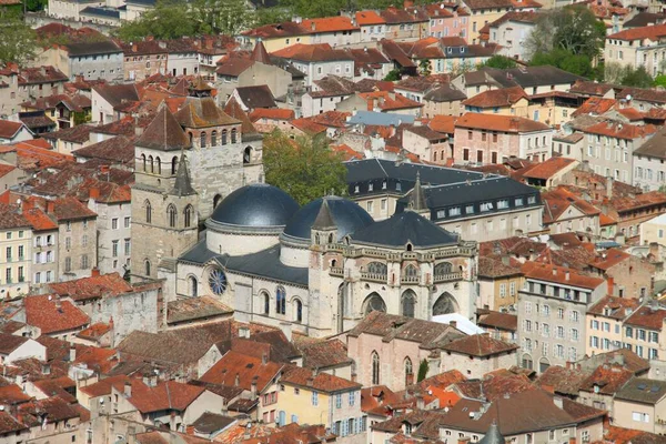Catedral Saint Etienne Cahors França Fotografia De Stock