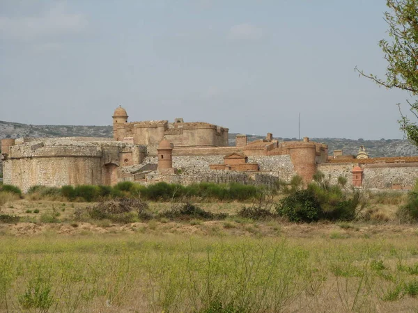 Крепость Сальсес Шато — стоковое фото