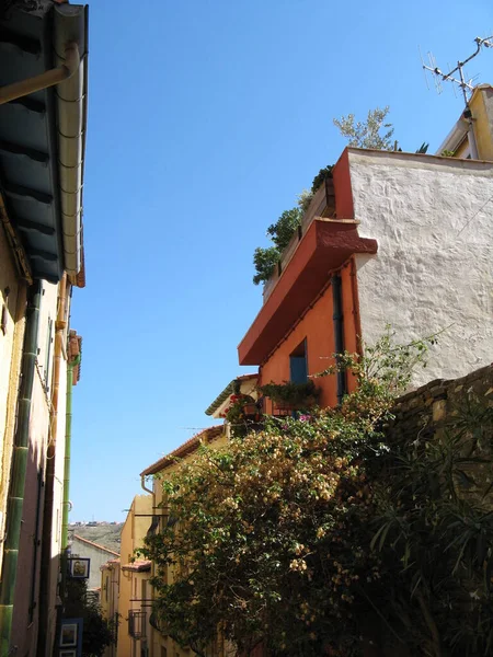 Collioure Pyfes Orientales France — стоковое фото