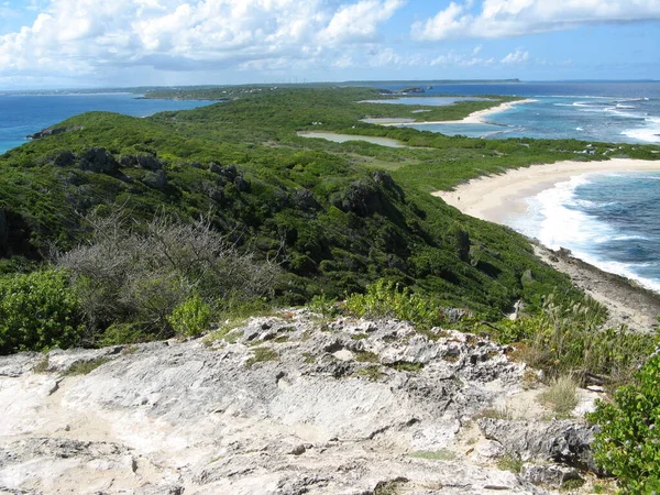 Pointe Des Chateaux Guadeloupe — Stock Photo, Image