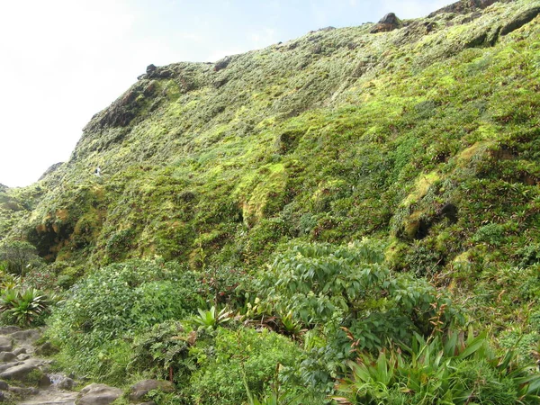 Volcan Soufriere Guadalupa Indie Occidentali — Foto Stock