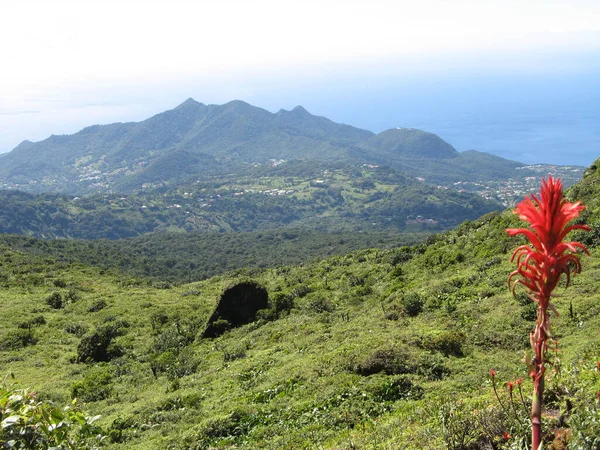 Volcan Soufriere Guadalupe Índias Ocidentais — Fotografia de Stock