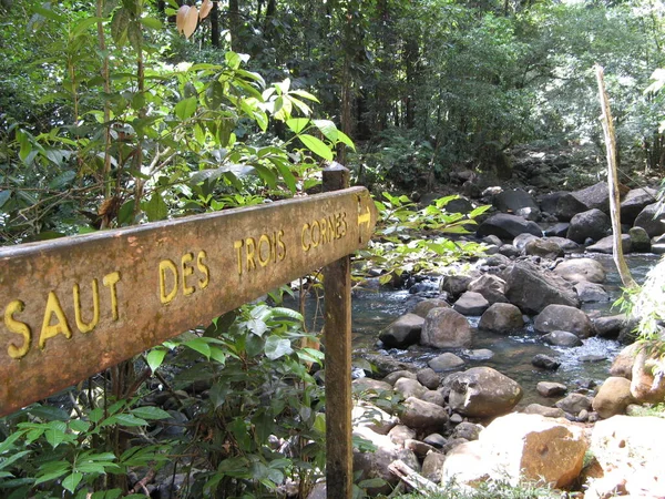 Saut Des Trois Cornes Gwadelupa — Zdjęcie stockowe