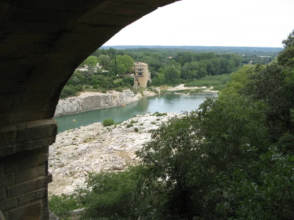 法国Le Pont Gard — 图库照片