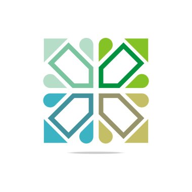 Logo simge vektör sonsuz aşk artı tıbbi sağlık