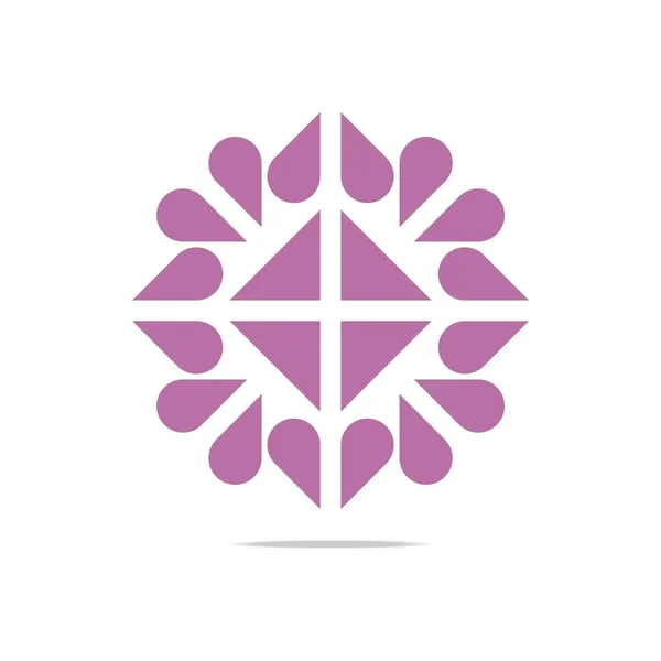 Logo Icon Vector Infinity Love Plus Salud Médica — Vector de stock