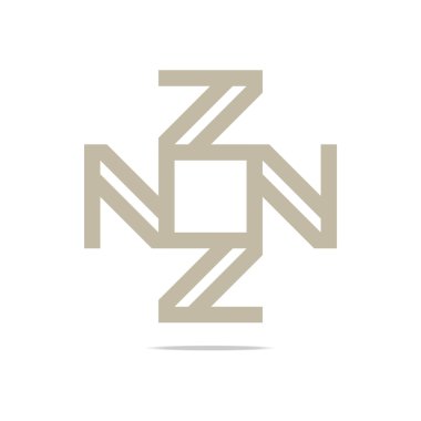 Logo soyut simge vektör mektup