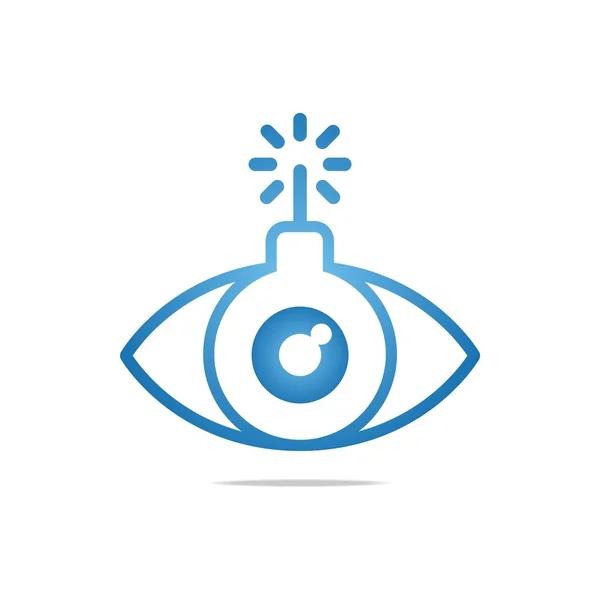 Abstract Logo Eye Circle Eyeball Symbol Vector — Stock Vector