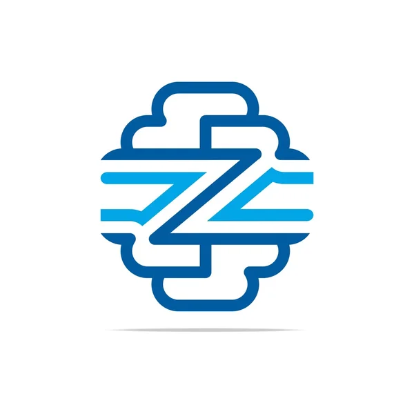Logo combinatie van Alfabet Z Art collectie — Stockvector